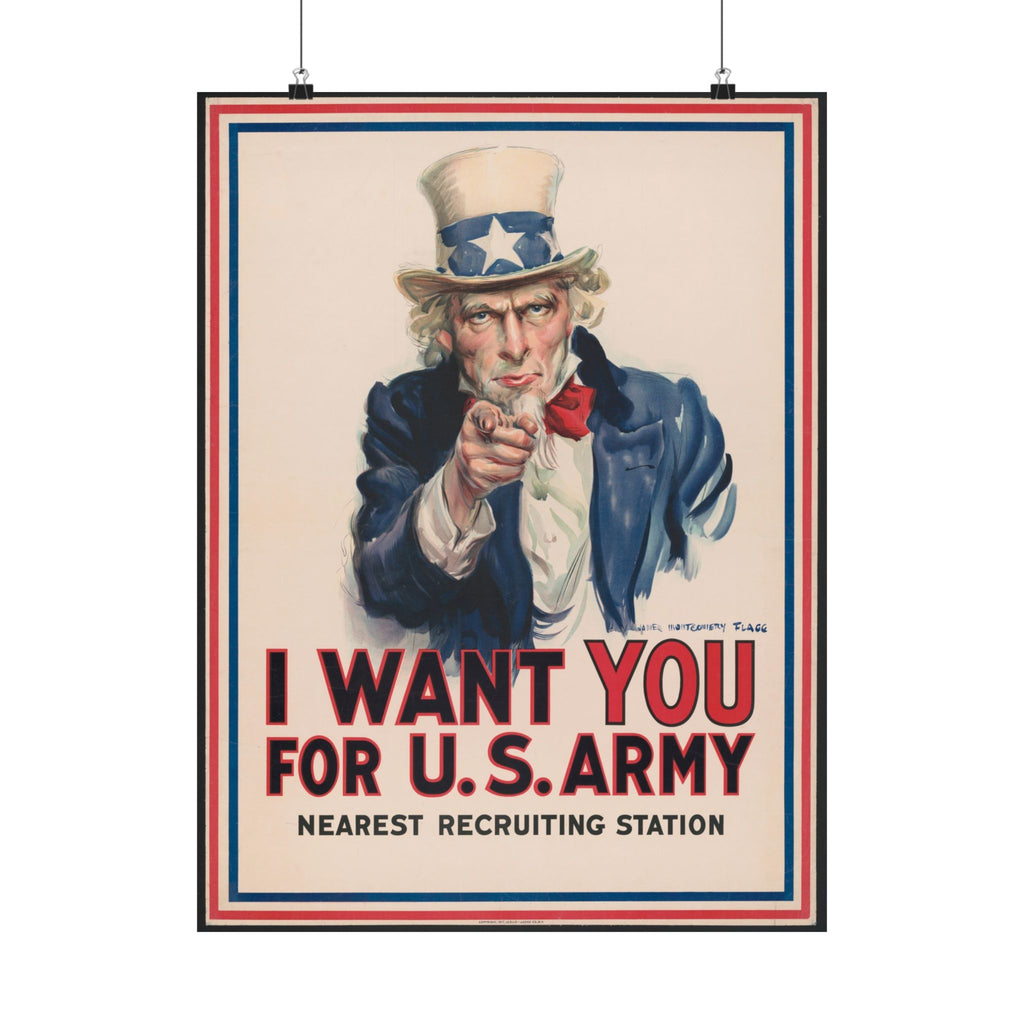 Uncle Sam " I Want YOU For U.S. Army" Original Poster