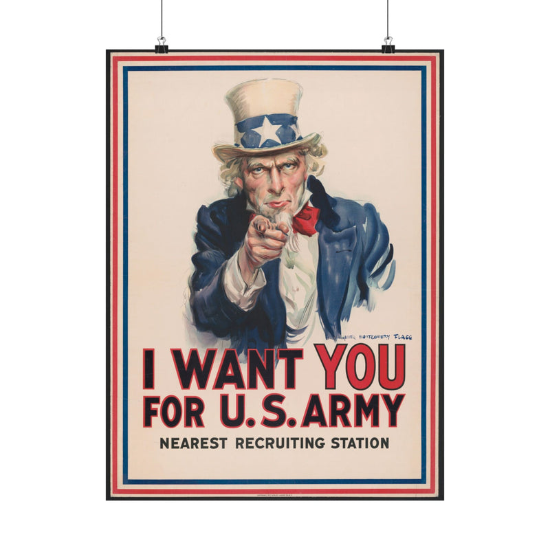 Uncle Sam " I Want YOU For U.S. Army" Original Poster