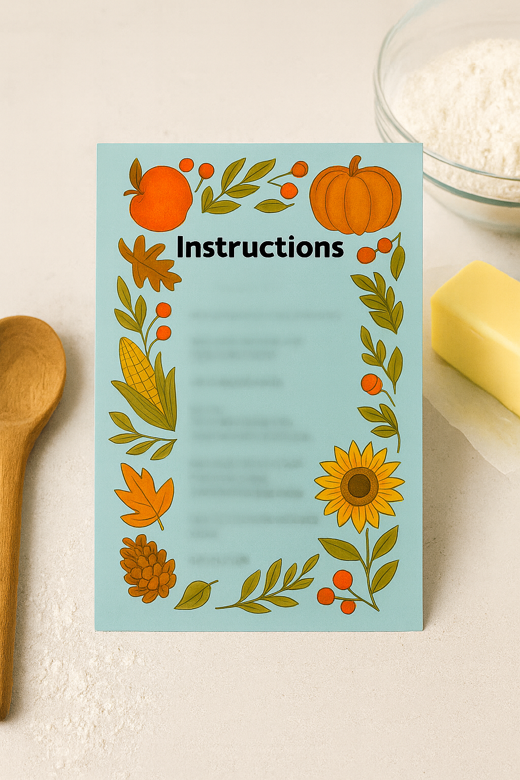 Mystery Recipe Cards