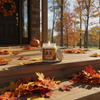 Uncle Sam's Front Porch Pumpkin Spice Candle - 9 oz Pumpkin Spice Scented Wax Candle with Cotton Wick